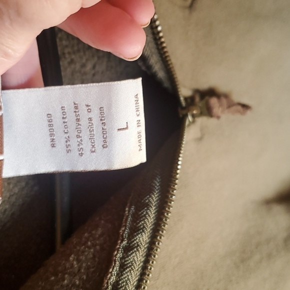 Ducks Unlimited Vintage Embroidered 1/4 zip with Pocket Pullover Sz L Sweatshirt - Picture 2 of 12